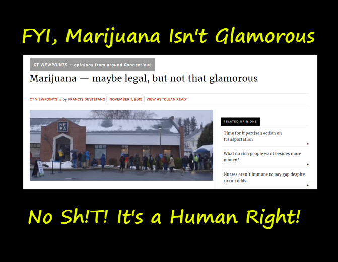 marijuana is not glamorous